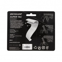 Dunlop Overgrip Super Tac 0.5mm - extremely grippy, moisture-absorbing - white - 3 pieces